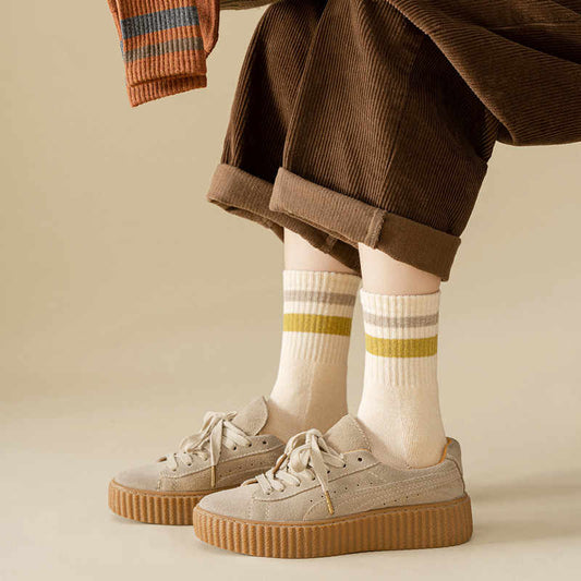 Middle Tube Boneless Thickened Warm Terry Socks