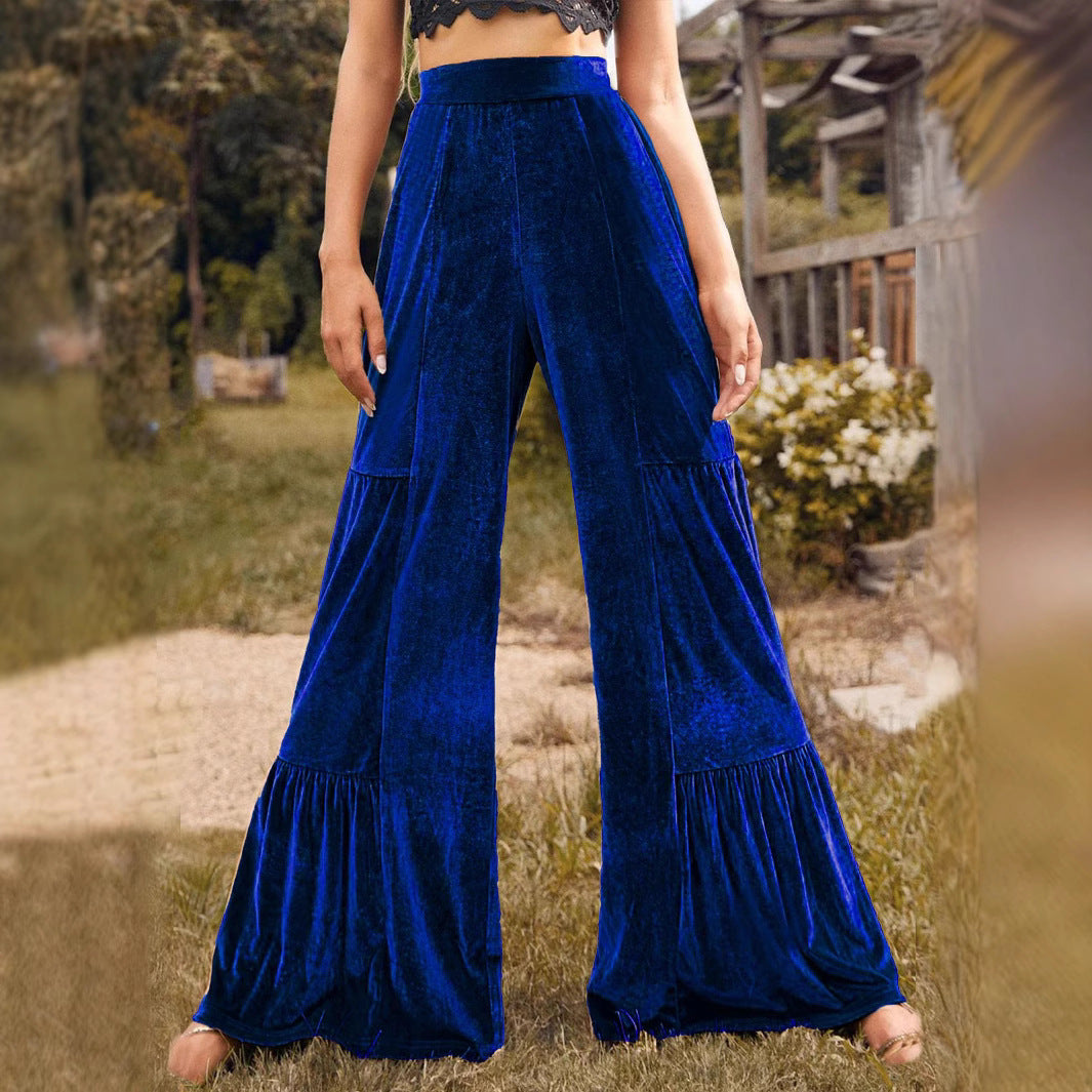 Women's Solid Color Fashion Wide-leg Pants