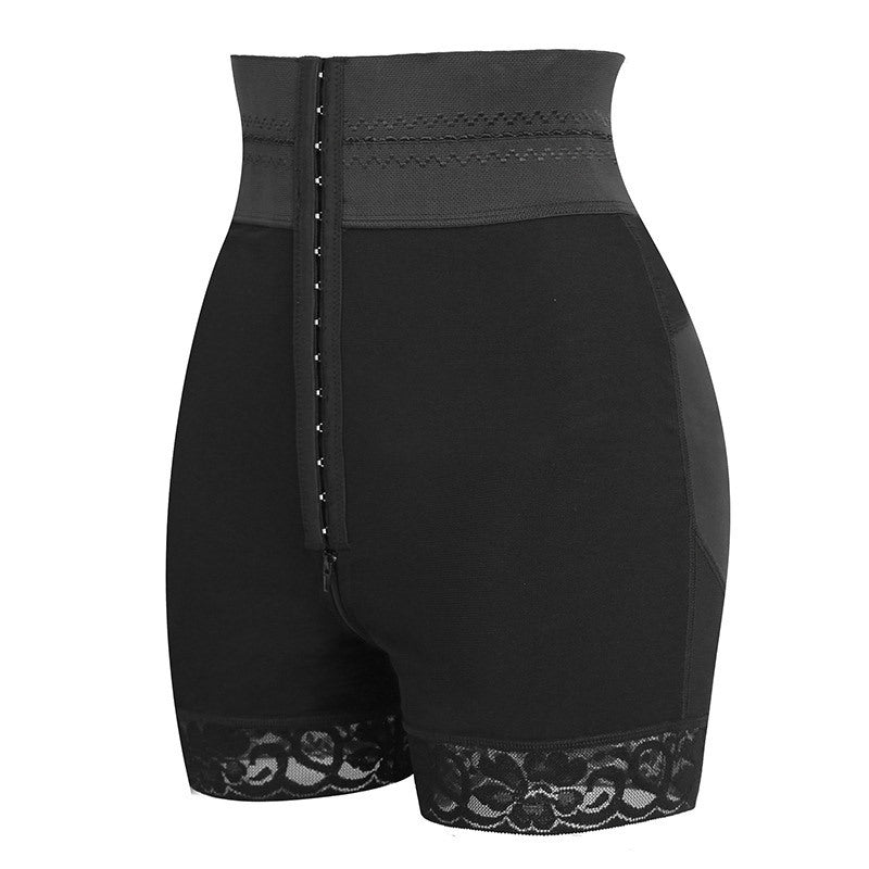 High Waist Breasted Waist Girdling Bodybuiding Hip Raise Shaping Pants