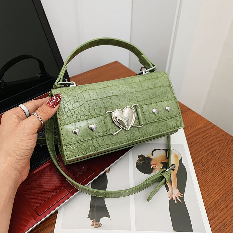 Crossbodytaske med perlekæde i udenlandsk stil og alsidigt design