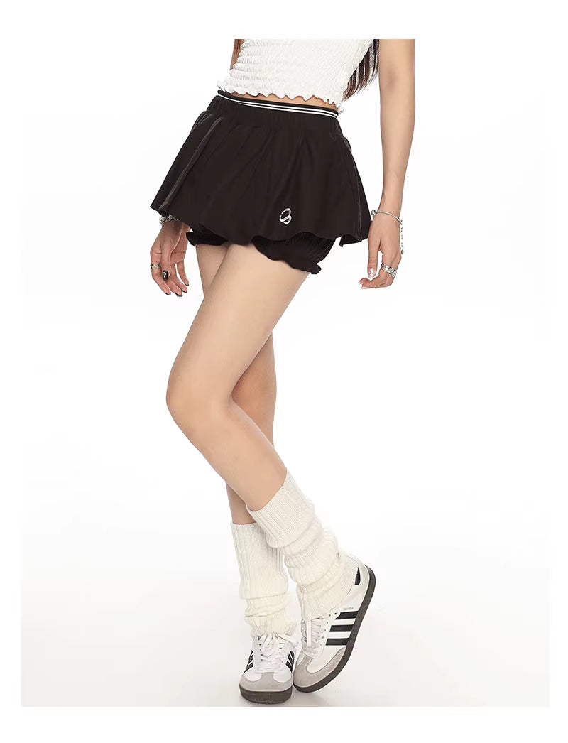 Amerikansk Hot Girl Sexet Ren Stil Elastisk Nederdel