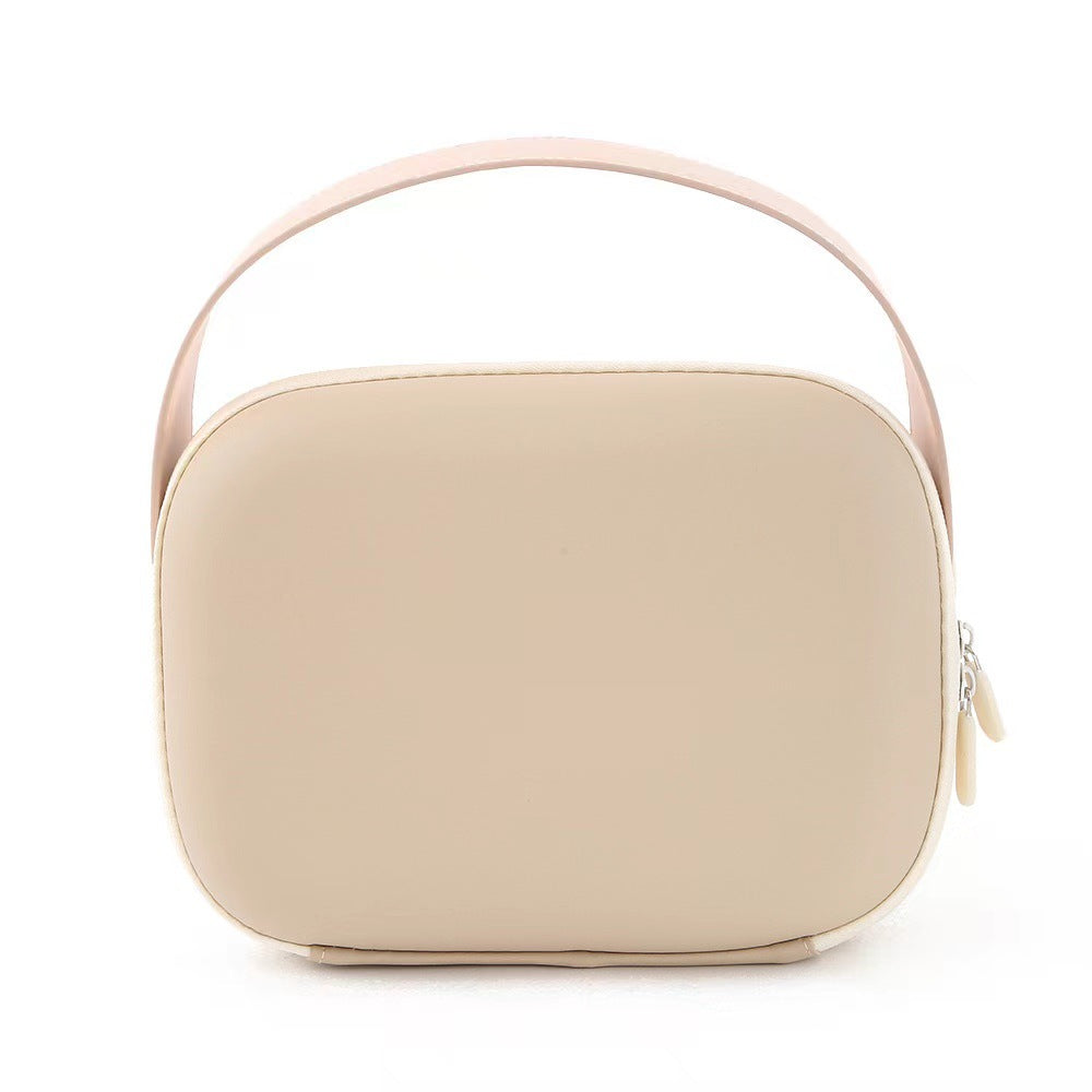 Dopamine-color Cosmetic Bag Multi-purpose Handbags Women Large Capacity Cosmetics Portable Outing Anti-fall And Dirt-resistant Storage Bags