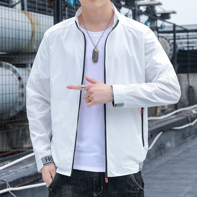 Men's Lapel Casual UV Protection Jacket