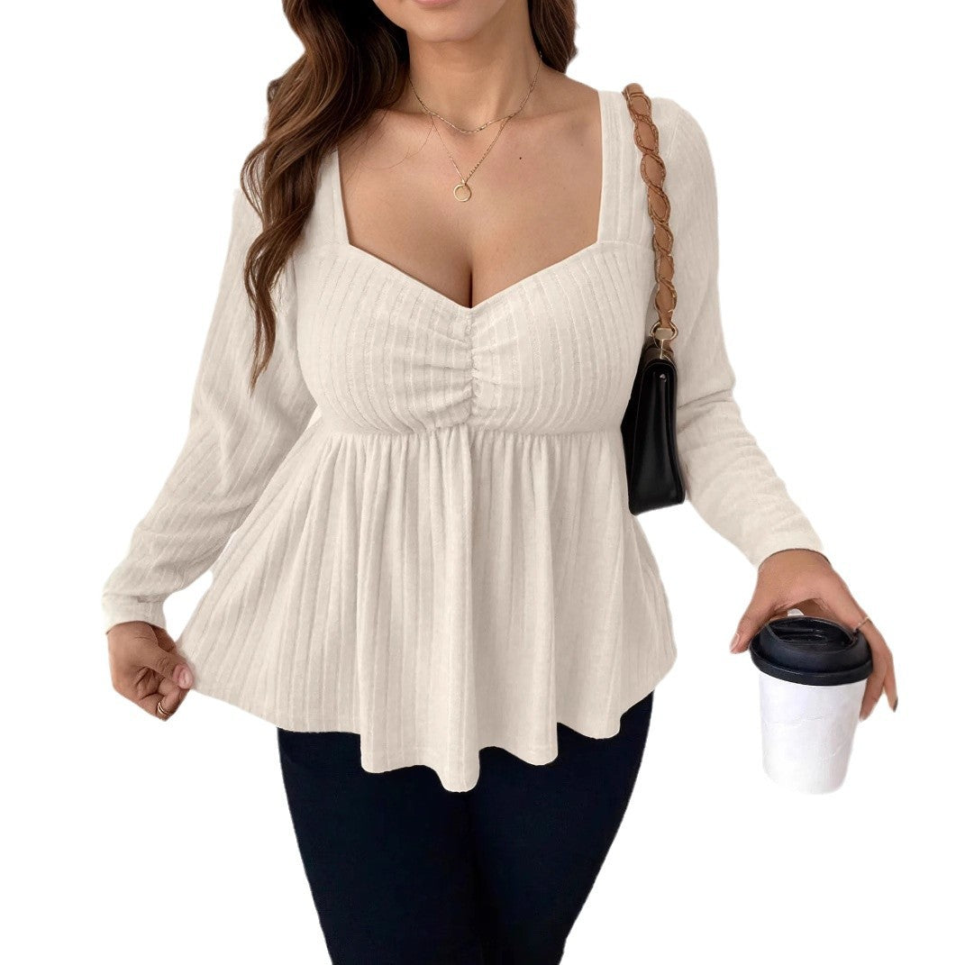 Fashionable And Elegant Slim-fit Women's T-shirt
