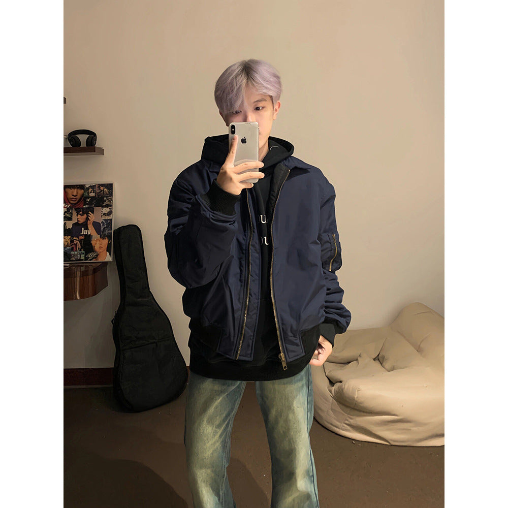 American Retro Pilot Jacket Men's High-grade Spring And Autumn