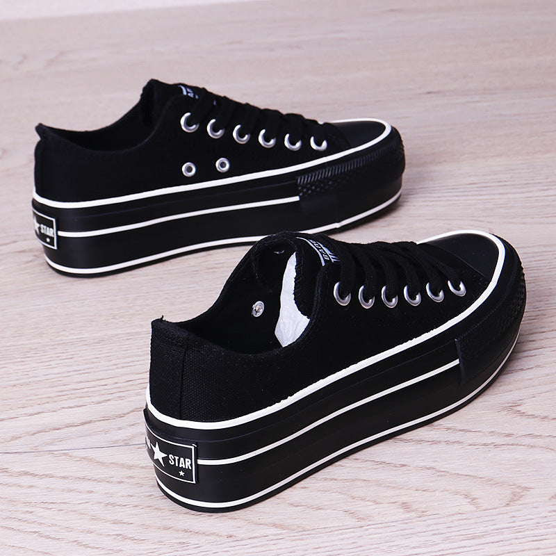 New Korean Style Platform Student Shoes