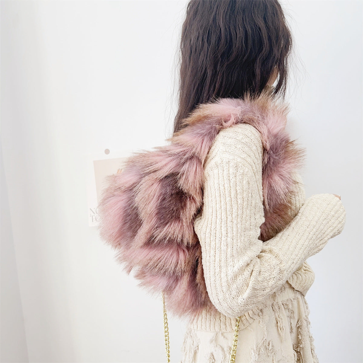 Blød Jacquard Tekstureret Crossbody Taske
