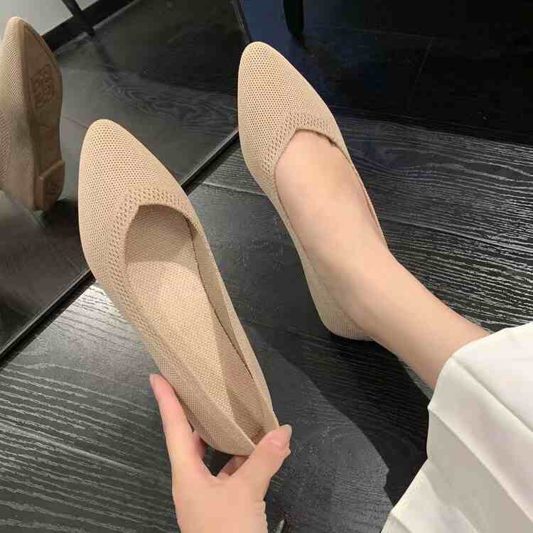 Women's Doug Shoes Pointed Toe Shallow Mouth Soft Bottom