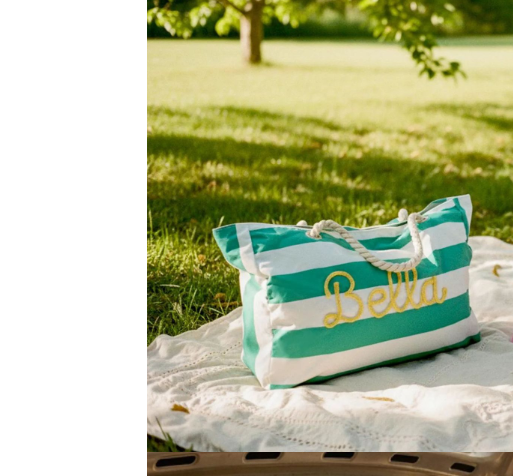 Zippered Beach Tote Bag With Large Capacity For Sand Protection