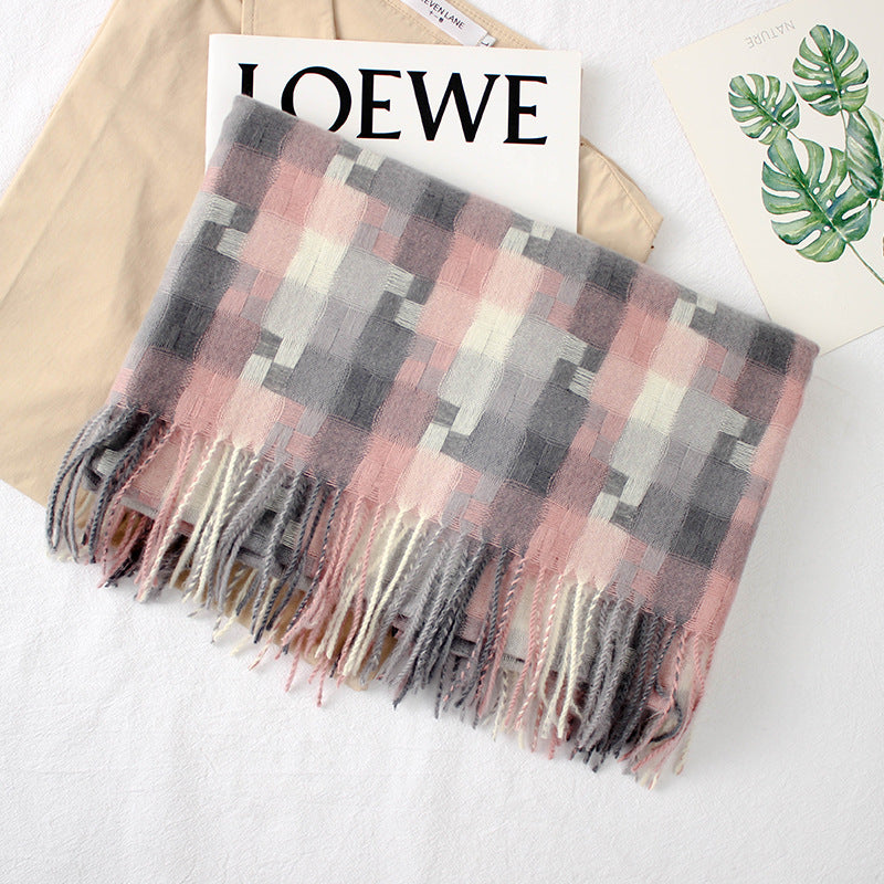 Fashion Imitation Cashmere Warm And Sunscreen Scarf