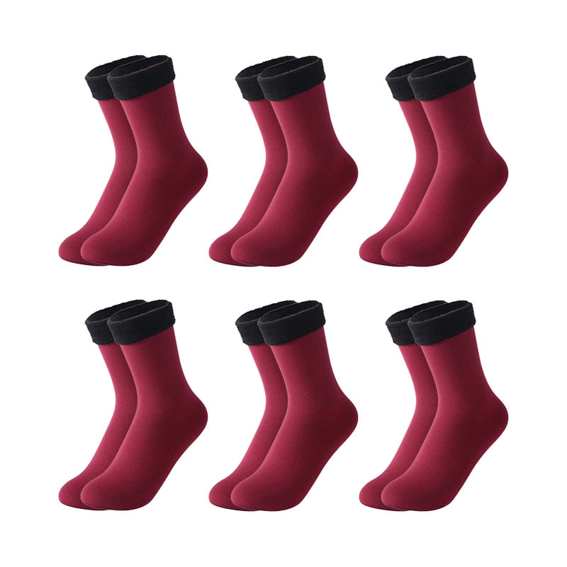 Winter Plush Snow Socks For Antifreeze And Warmth