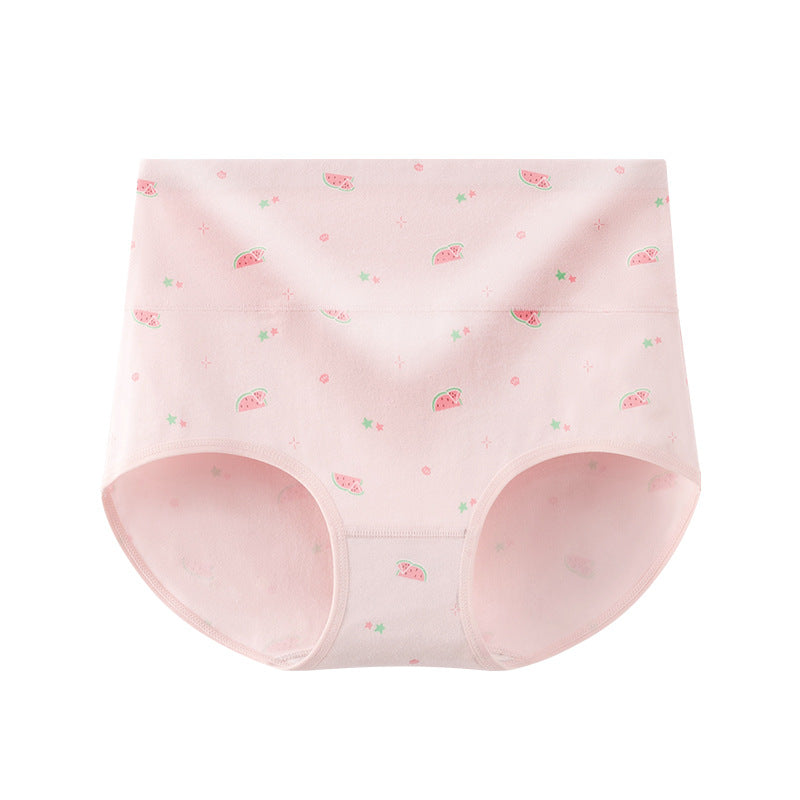 Antibacterial High Waist Belly Shaping Panties Cotton Hip Lifting