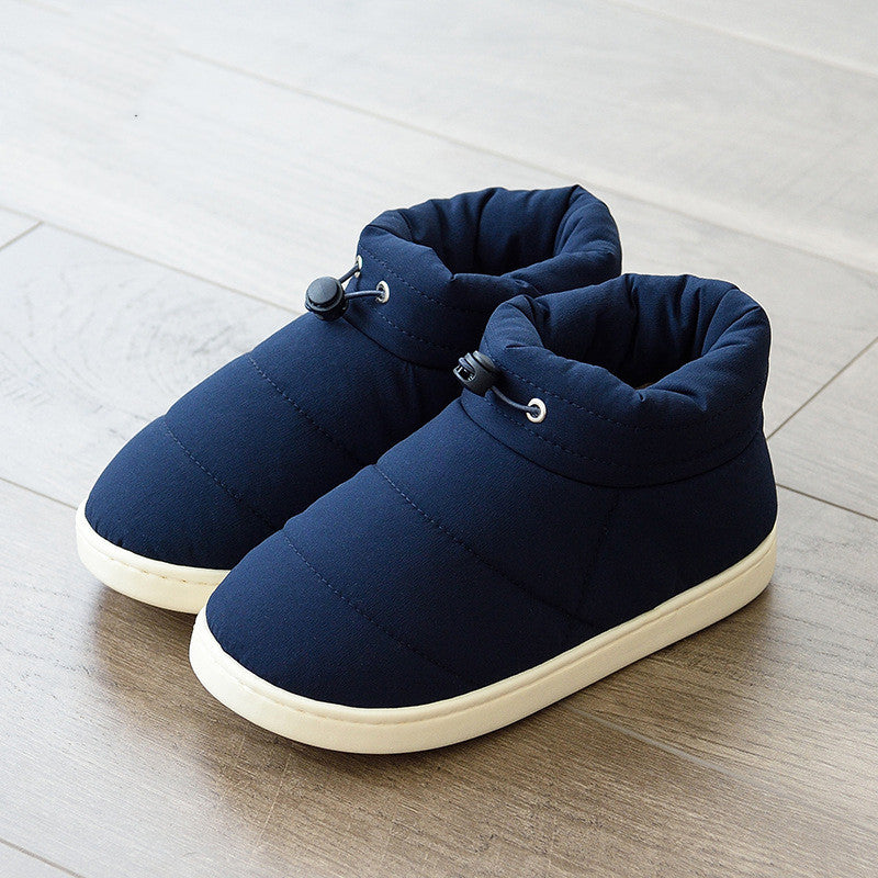 Cotton Slippers Women Winter Bag With Down And Down To Keep Warm Indoor Home