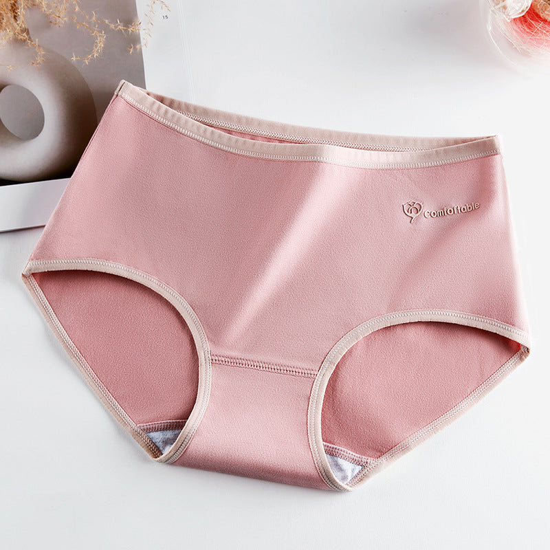 Cotton Antibacterial Mid-waist Briefs