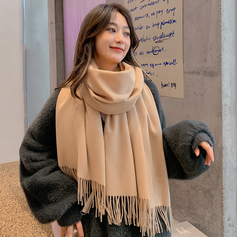 Men's Fashion Solid Color Scarf Shawl
