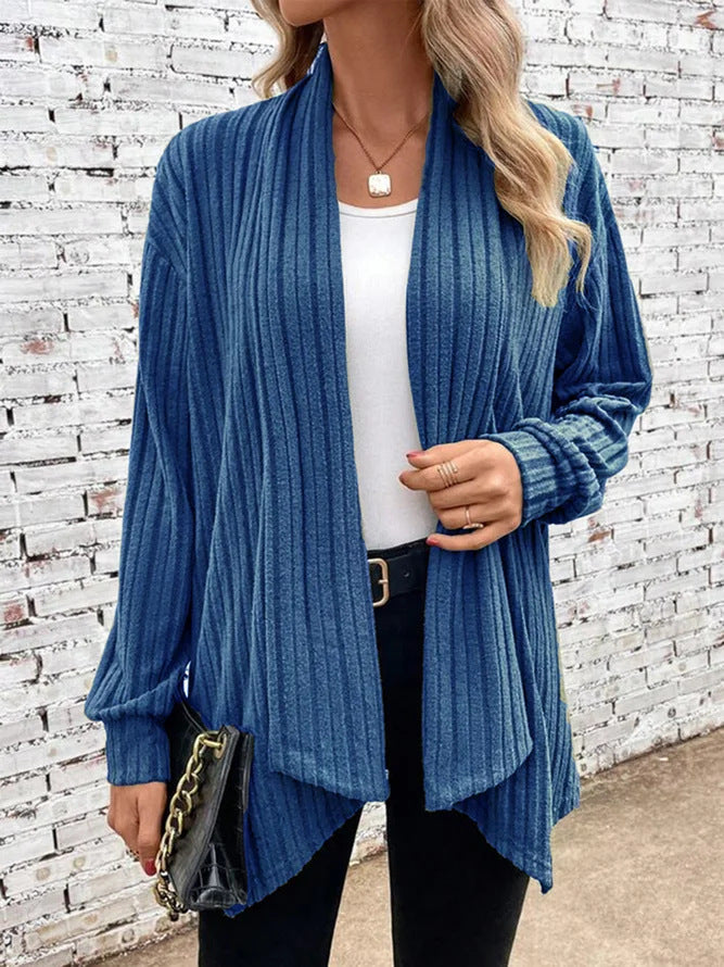 Cross-border Foreign Trade Temu Long Sleeve Loose Cardigan Coat
