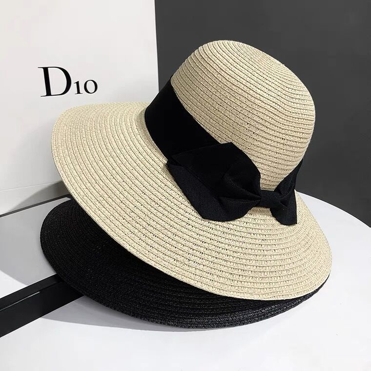 Women's Art Bow Big Brim Sun Hat