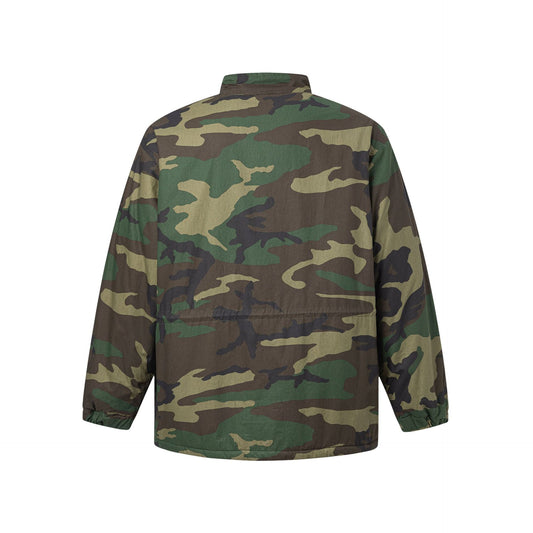 Camouflage Advanced Design Men's Thick Warm Cotton-padded Jacket Coat