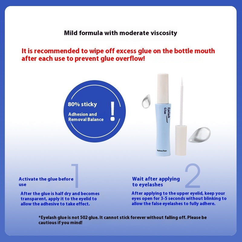 False Eyelash Glue Styling Mild And Non-irritating