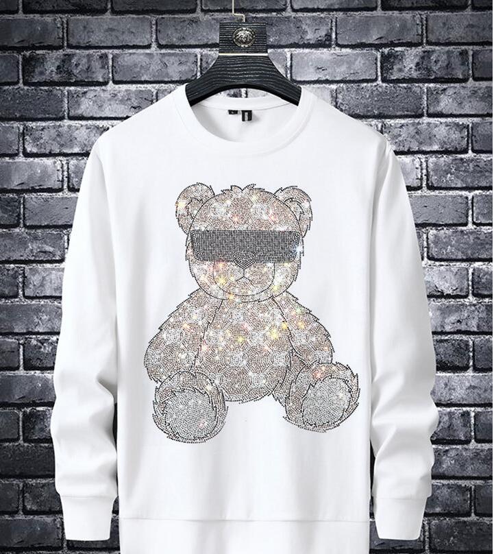 Men's Ironing Round Neck Long Sleeve T-shirt