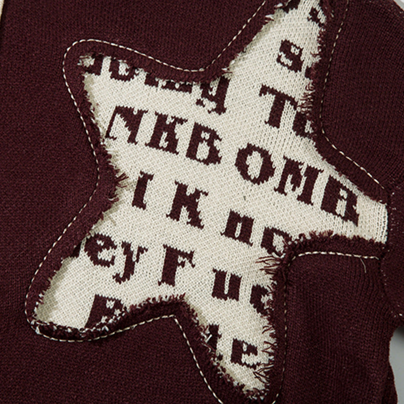 Niche Personality Idle Style Loose Knitwear Autumn And Winter