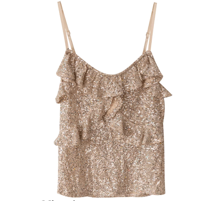 Heavy Industry Glitter Sexy Pure Style Vest