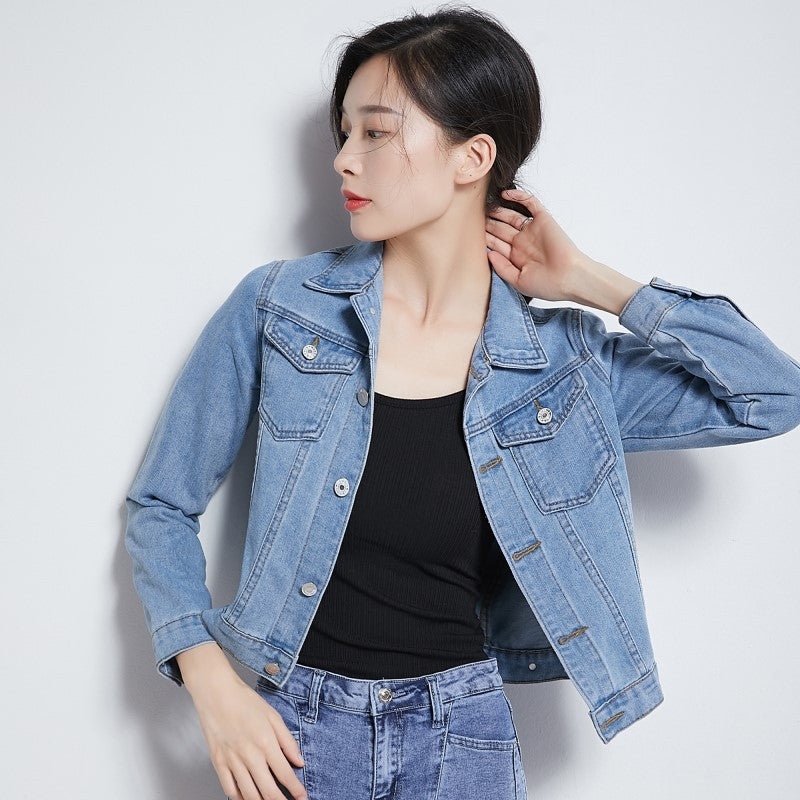 New Spring Autumn Candy Colored Denim Clothing