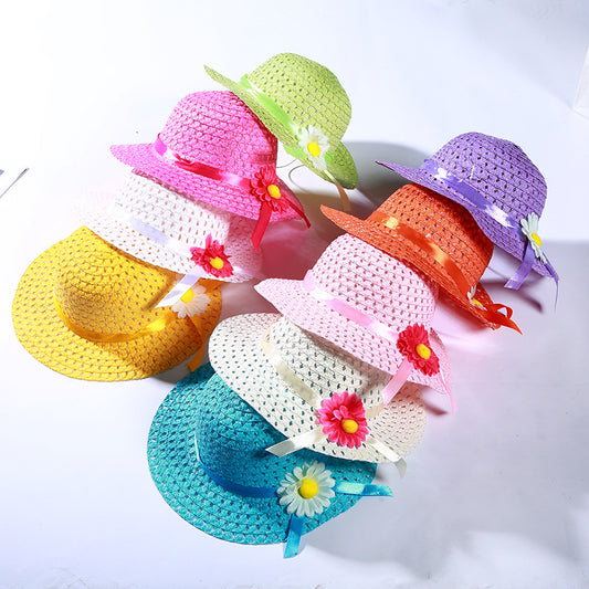 Children's Sun Protection Grass Outdoor Sun Hat