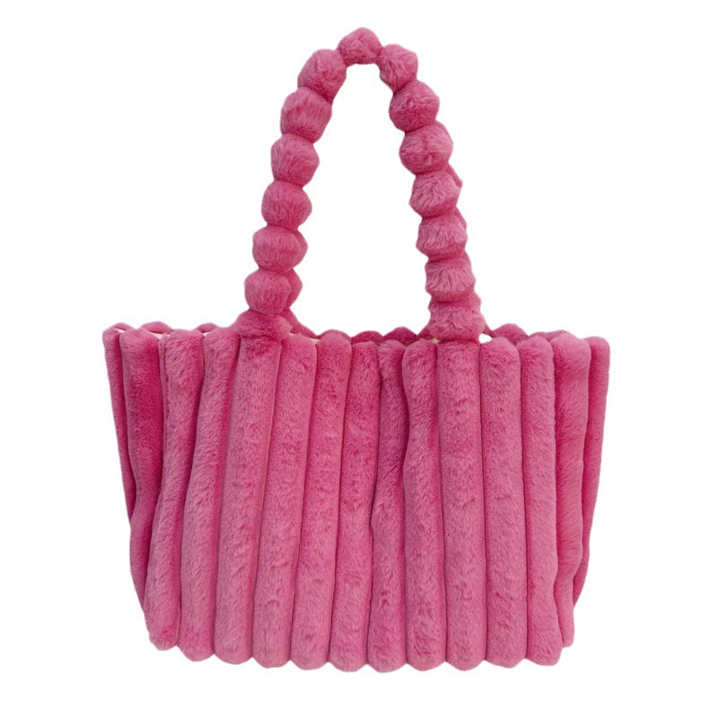 Women's Fashion All-matching Fur Bag