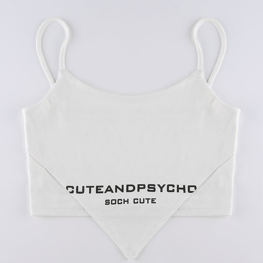 Women's Simple And Niche Apron Inverted Triangle Sling