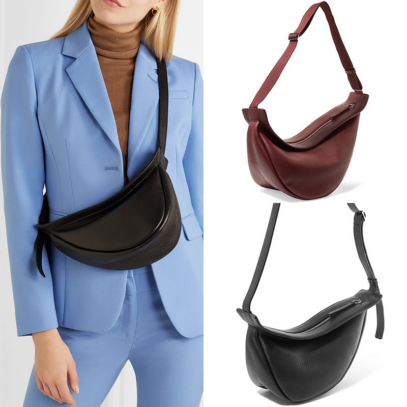 Crossbody-taske Brysttaske Skuldertaske Blødt Læder