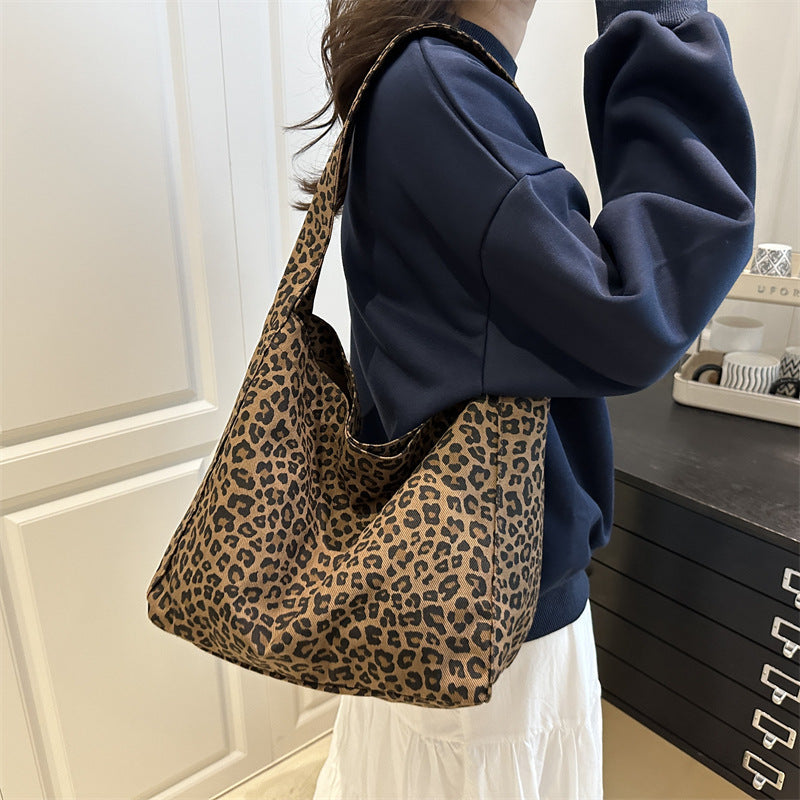 Leopard Print Large Capacity Bag Women's Foreign Trade