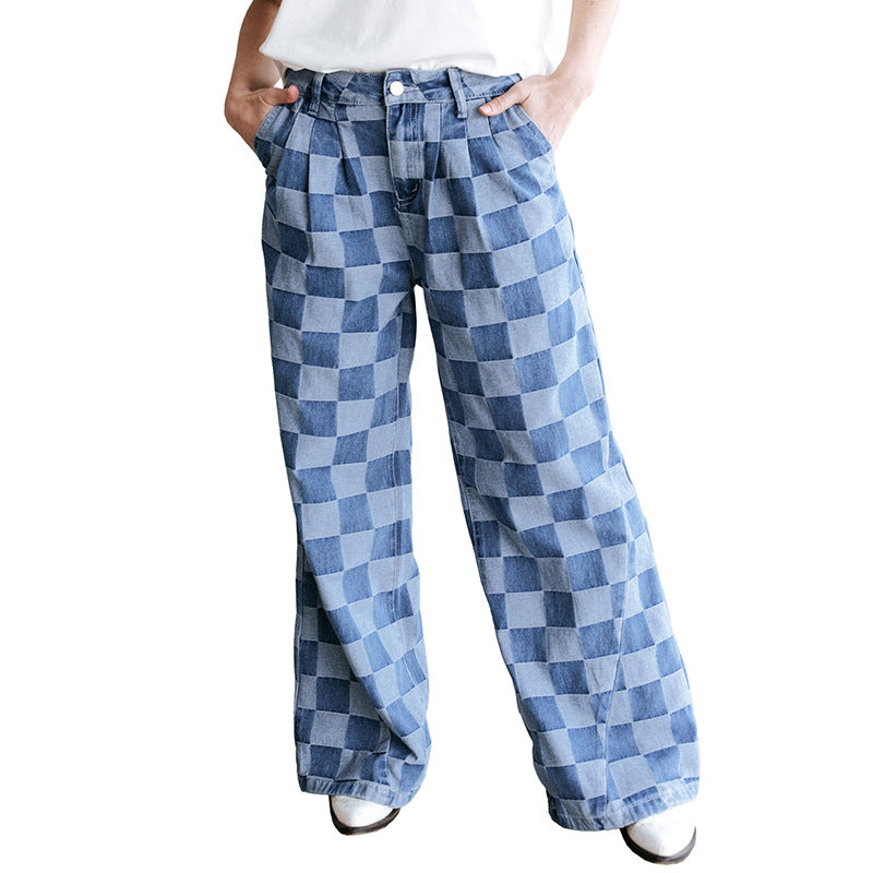 New Loose High Waist Wide-leg Casual Pants Women