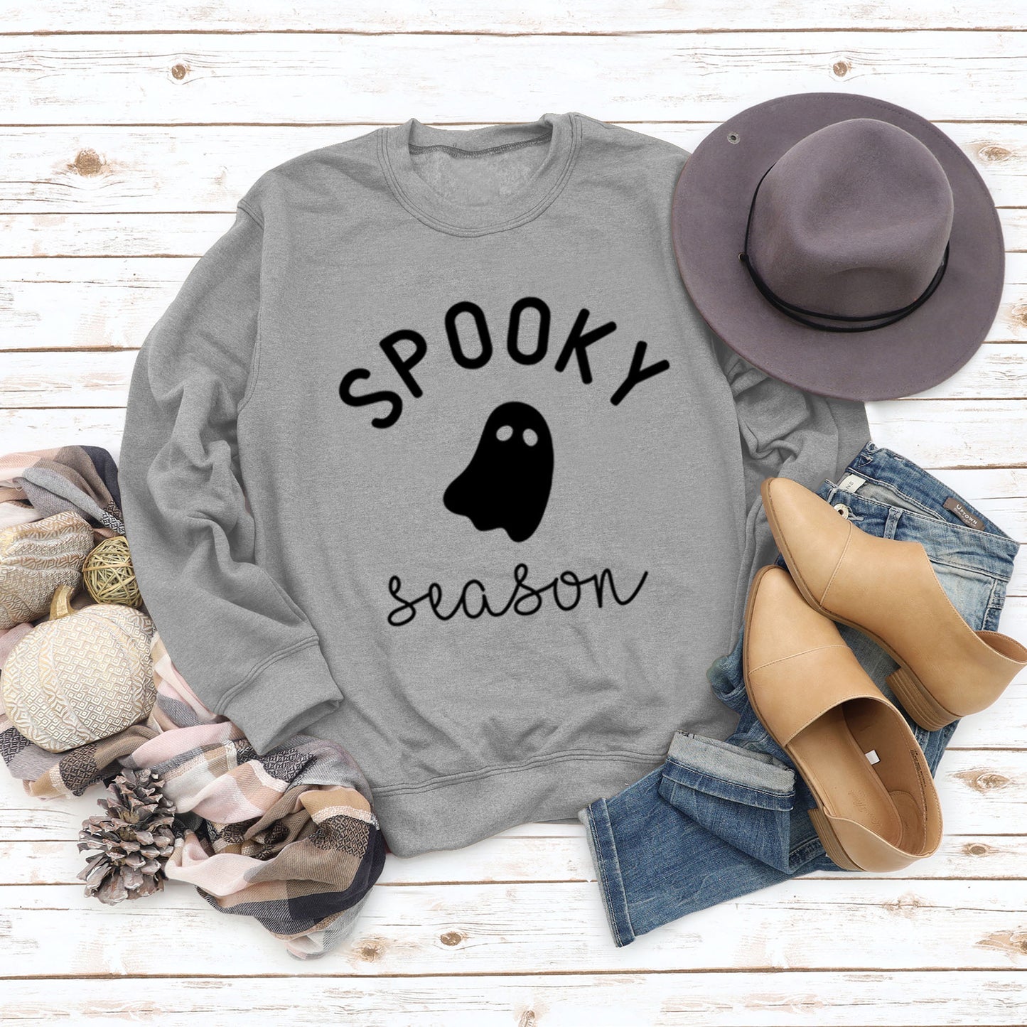 Loose Letters Autumn And Winter Round Neck Sweater Ladies