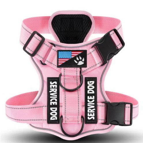Large Dog Tactical Chest Strap Vest