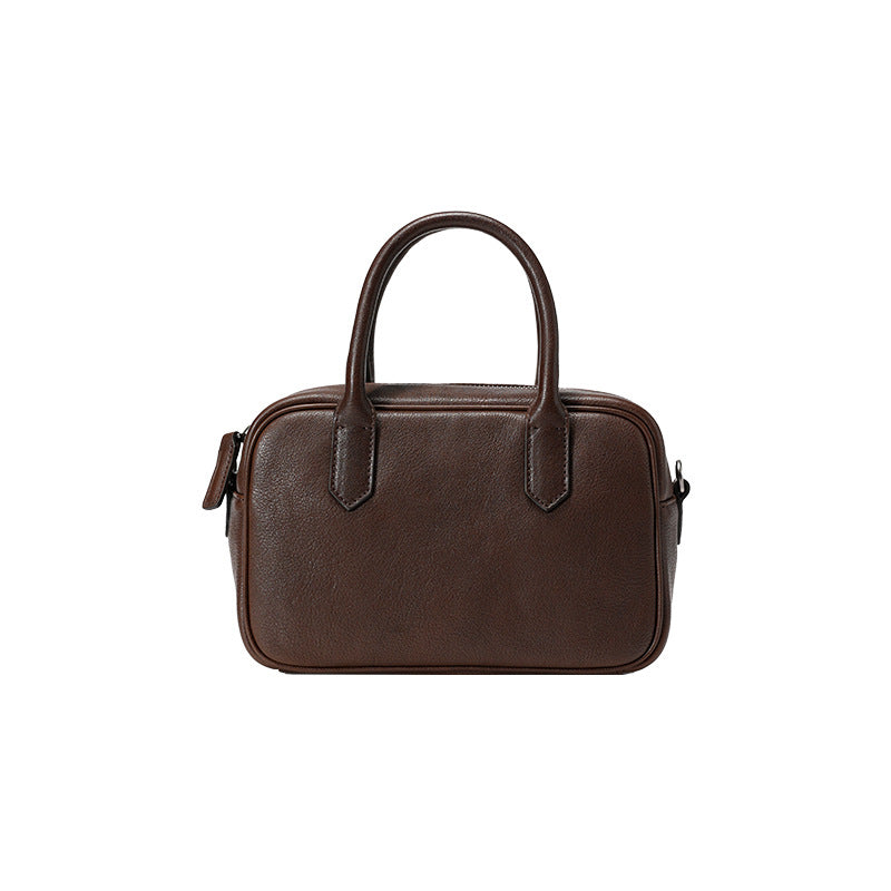 Commuter Single Shoulder Crossbody Leather Handbag For Women