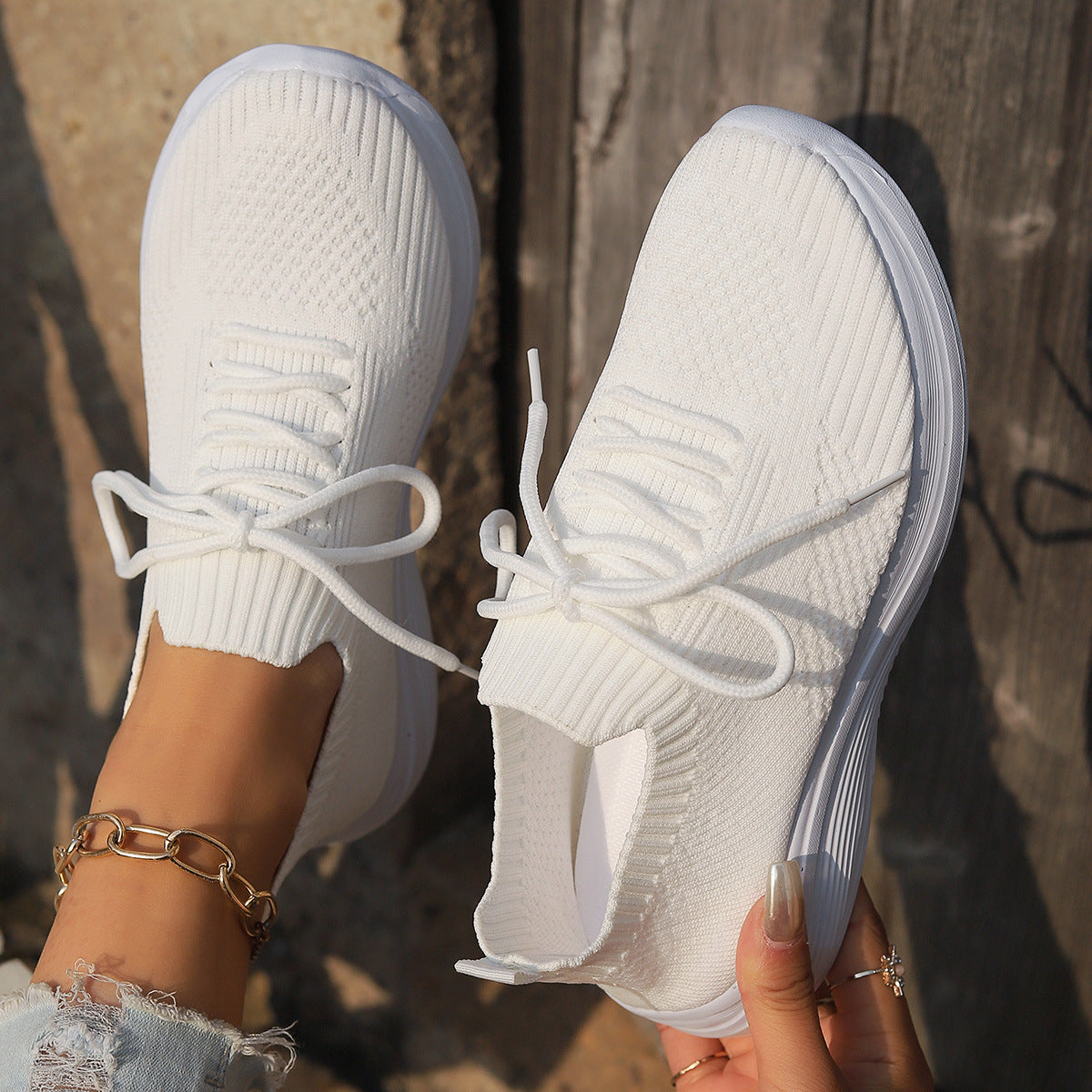 Mesh Surface Running Sneaker Casual Breathable