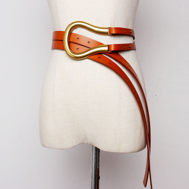 Women's Diagonal Belt Is Fashionable In Europe And America