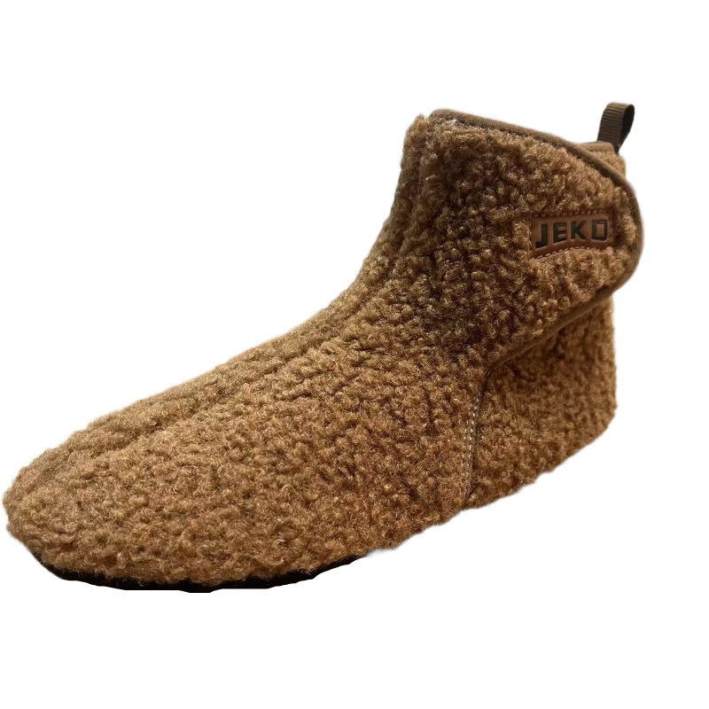 Non-slip Warm Long-pile Snow Boots For Indoor And Home Use