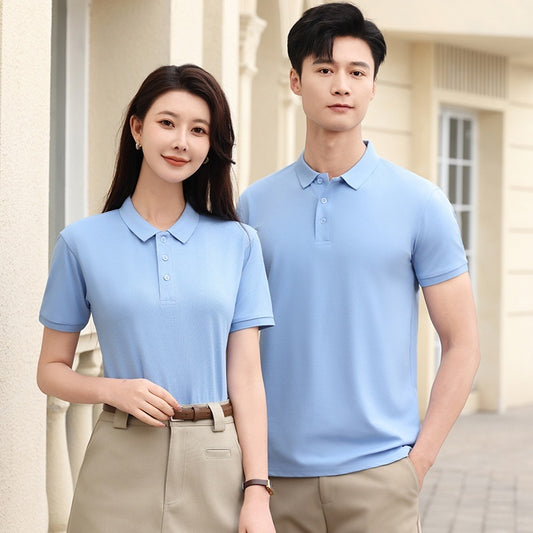 Summer Polo Work Lapel T-shirt
