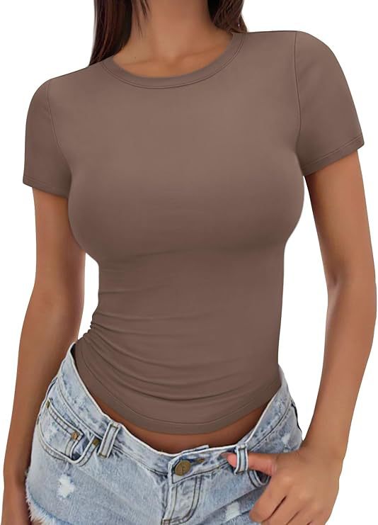 Short Sleeve Slim Fit Hot Girl European And American Top