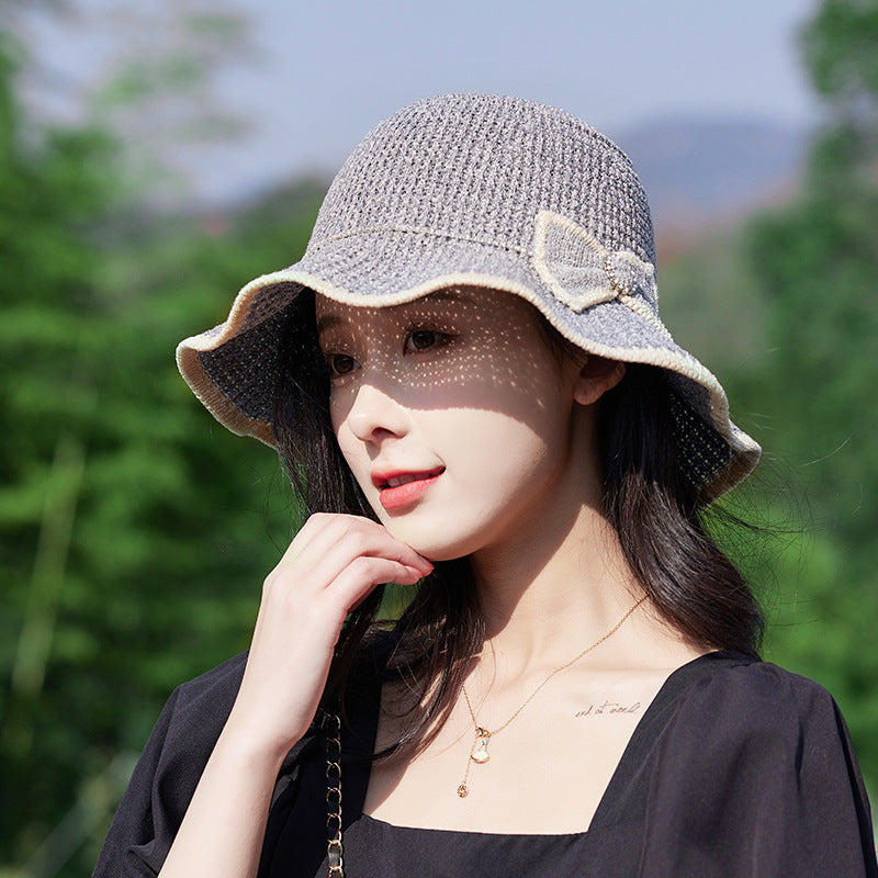 Fashion Sunscreen Sun Hat Ladies Bow