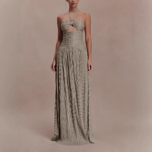 Bustier Ruched High-end Evening Gown Dress