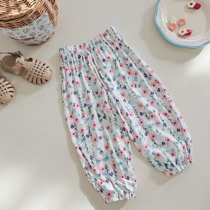 Children's Anti-mosquito Pants Thin Bloomers Soft Children