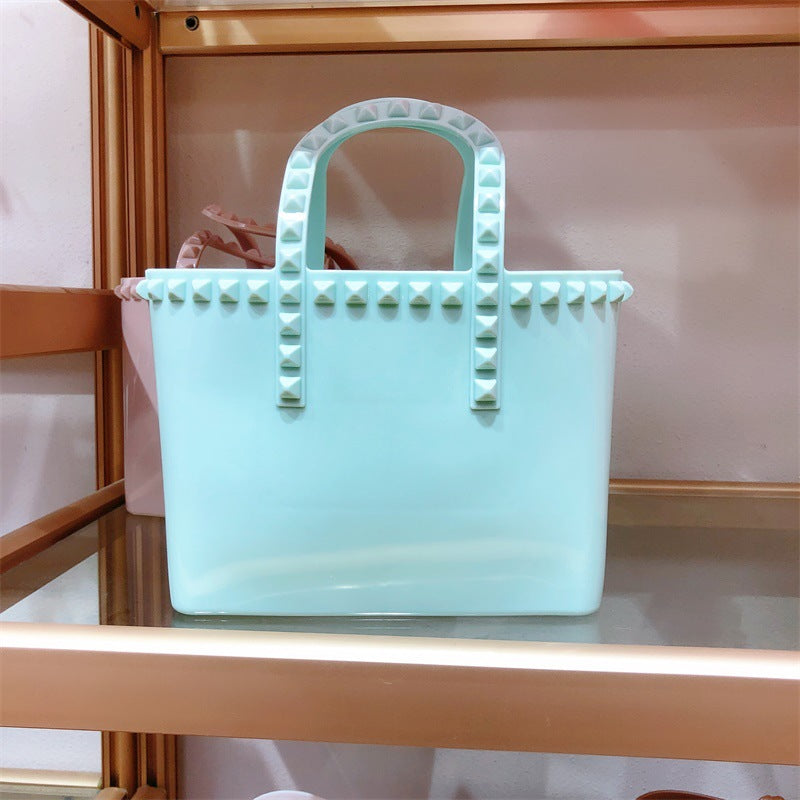 Shopping  Large Capacity Pvc Ladies Bag