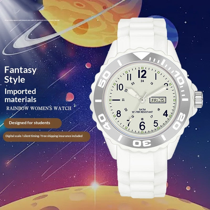 Compact Quartz Sports Smart Couples Electronic Watch For Women