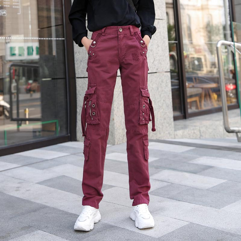 Women's Retro Plus Size Loose Slimming High-end Cool Casual Pants
