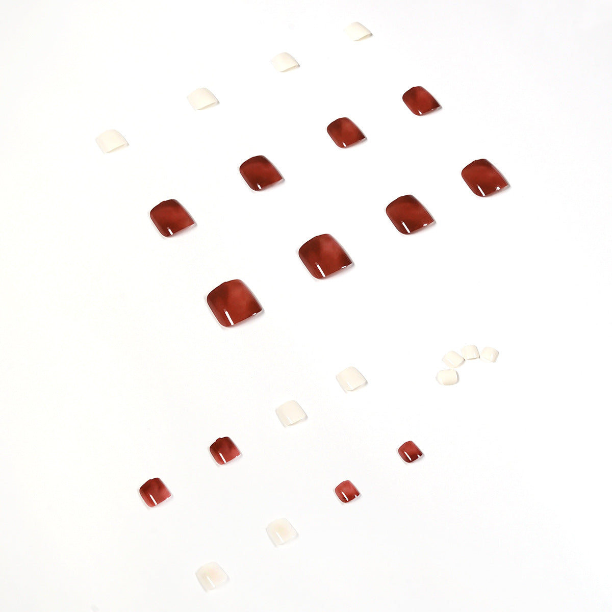Jelly Pumpkin French Toe Patches
