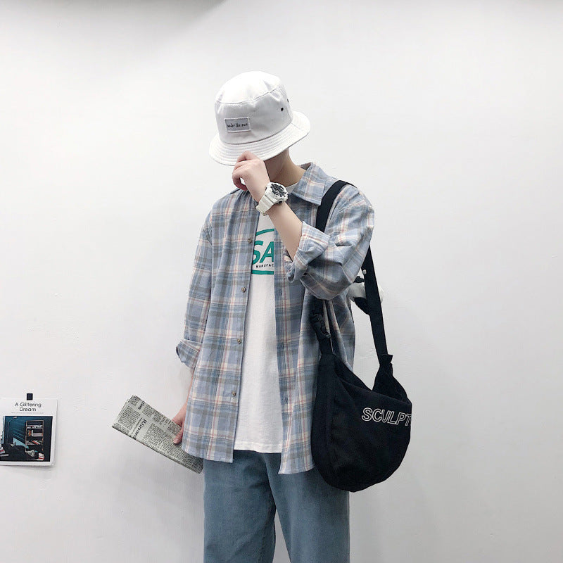 Shirt Men's Hong Kong Style Couple Coat