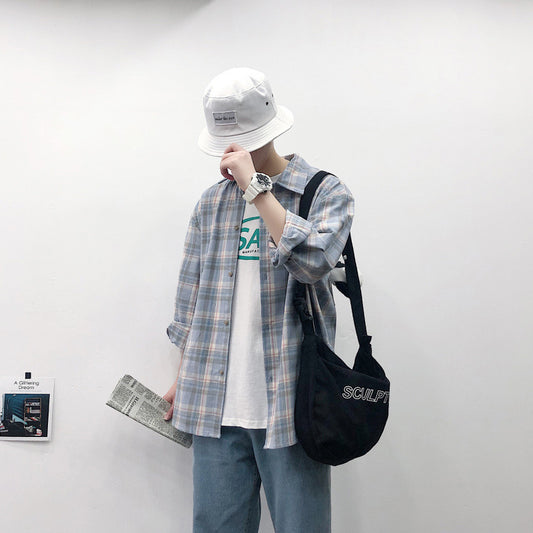 Shirt Men's Hong Kong Style Couple Coat